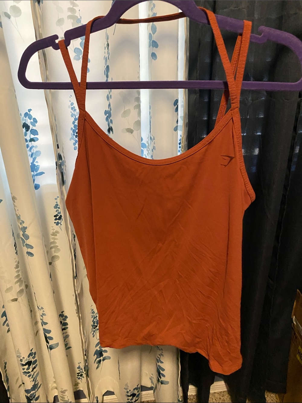 Gymshark Rust Orange Slim-Strap Camisole